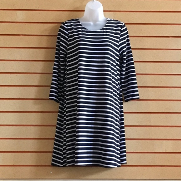 Women long sleeved striped dress - Picture 1 of 3